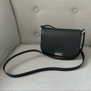 Kate Spade Black Crossbody Saddle Bag
